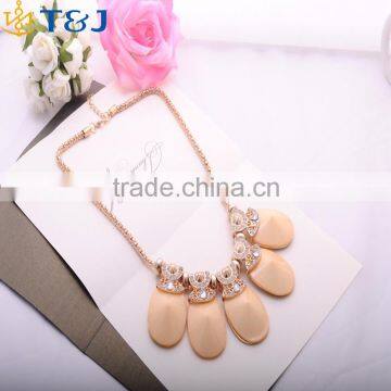 <<<2016 New Fashion Korean style necklace charming crystal rhinestone pendant necklace/
