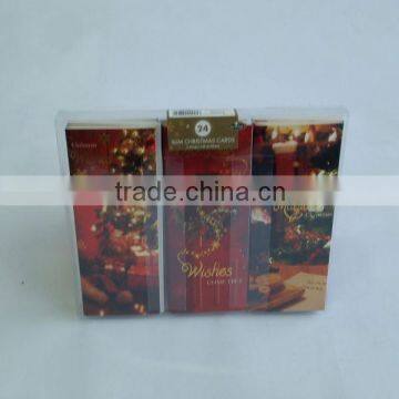 Hot sale customized christmas card
