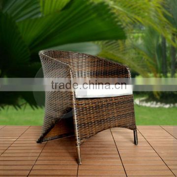 EN581 Pro Outdoor Furniture Single Garden Rattan Chairs