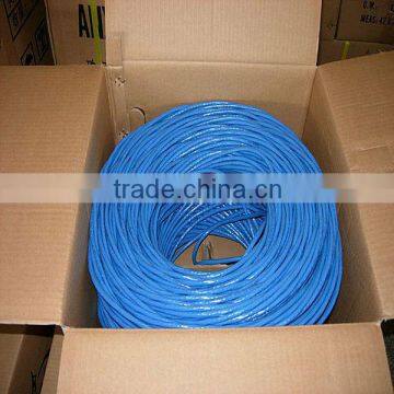 Blue UTP Cat.6 4pairs Bare Copper Ethernet Cable Cat6 Lan Cable