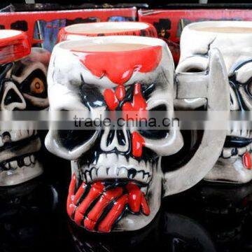 ceramic novelty skull mug