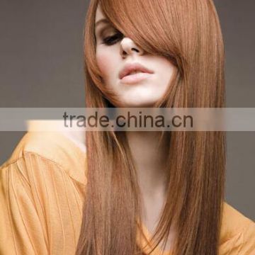 Blonde Synthetic Hair Long Straight Hair , Synthetic Hair Extension