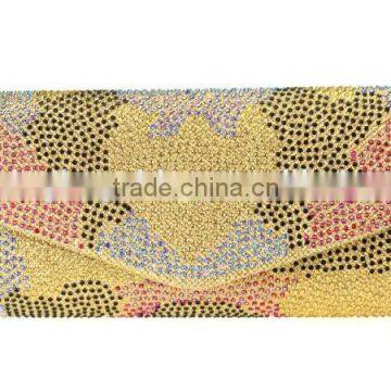 2015 popular diamond crystal women clutch evening bag