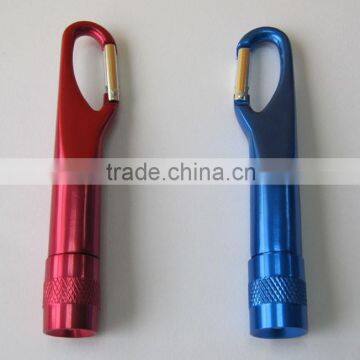 led key chain torch light with carabiner