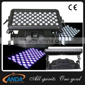 Guangzhou factory offer 60x10w RGBW 4IN1 led wash lights outdoor DMX lighting