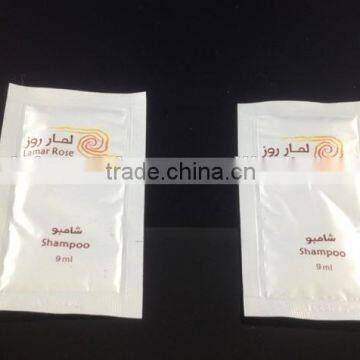 Cheap hotel disposable shampoo sachet 8ml