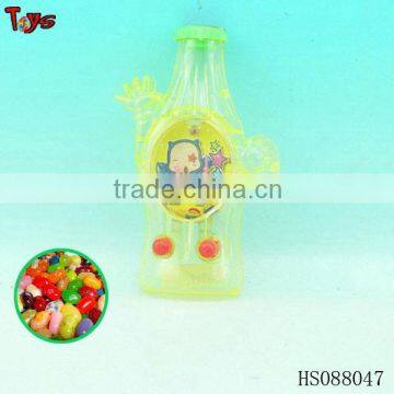 bottle shape water machine candy container