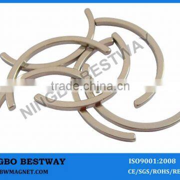 N48 D34*d30*1.9mm Half Ring Magnet