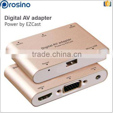 Design for HDTV/Monitor/Projector/Car TV 5pin Multiport Audio Female Digital