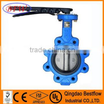 full lug manual wafer butterfly valves