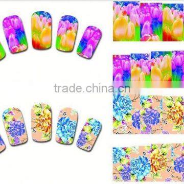 water transfer high quality 3D nail art stickers & decals