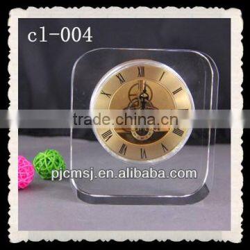 decration gift crystal glass timepiece