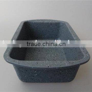 Non-stick Carbon Steel Metal Baking Tray Mould Marble Enamel Coating Loaf Pan photo-3