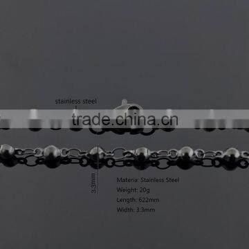 New Arrivals 2016 Black Bead Long Chain Necklace photo-6