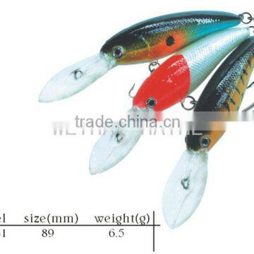 hard plastic wobble lure