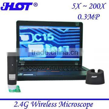 Hot-selling 200 2.4G bluetooth wireless digital microscope