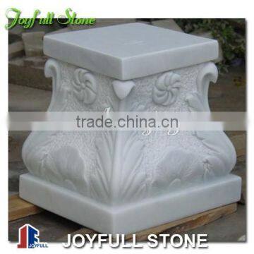 Round Pedestals As Pillars Stands Flowers, marble pedestabl