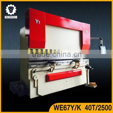 Kingdom bending we67y hydraulic hand press brake