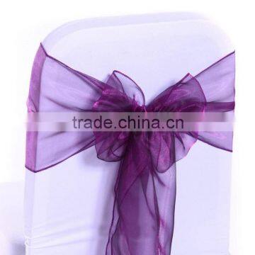 Chiffon Chair Sashes for Wedding Banquet photo-2