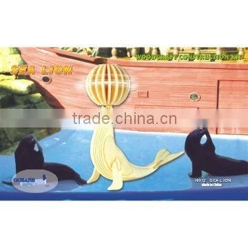 SEA LION Wooden toys