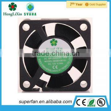 12v 30x30x10mm portable kitchen exhaust fan