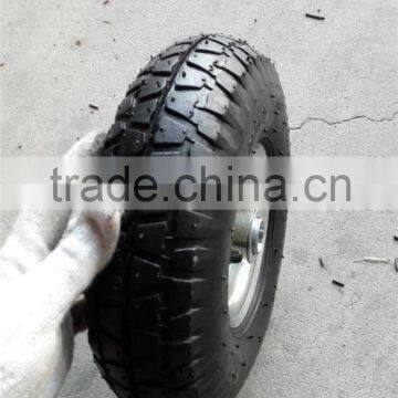 top quality 260x85 3.00-4 pneumatic rubber wheel