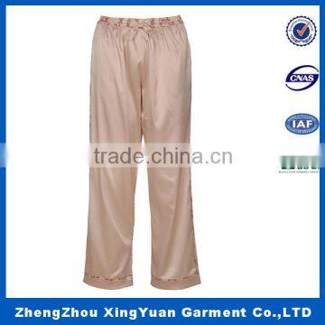 2016 New Design Women Pajama Pant With 100% Cotton Flannel Printed Lounge Pants