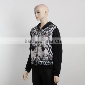 F5W20116 Custom Design Hoodies Women Sublimated Printing Hoodies Sweatshirt photo-4