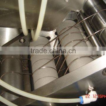 Sintered stainless steel filter for gelaitin ribbon lubrication on softgel machine