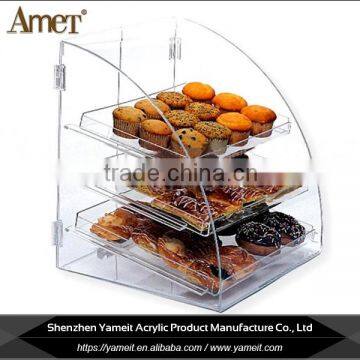 Customized Eco-friendly Clean Acrylic Food Display Cabinet photo-3