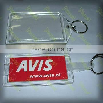 Acrylic key ring key ring clear acrylic key