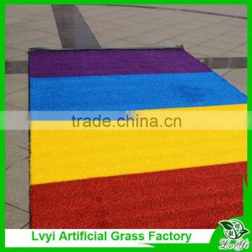 Colors synthetic grass for soccer fields