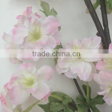 High quality handmade cherry branch Artificial Silk cherry blossom branch for event decorations