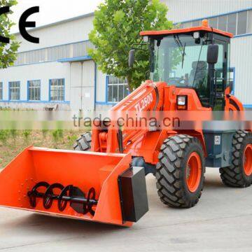 80HP teleskoplader TL2500 front end wheel loader for sale