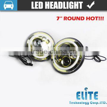 7 Inch Round Led Headlight 12v 24v for Car or Motor Meet E-mark Standard photo-5