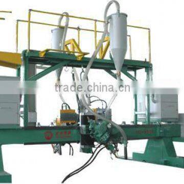 HG300 gantry h beam truck chassis crane beam DC1000 h beam welding machine