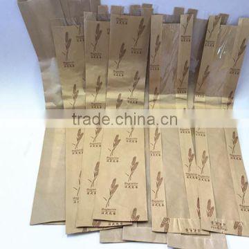 kraft paper bag/long bread bag/cake paper bag with 45g