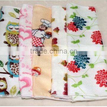 Water Absorbed Plain Solid Colour Transfer Printing Polyester /polyamide Microfiber Towel Set