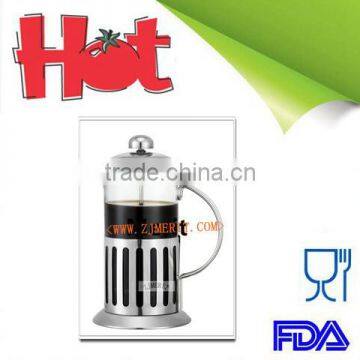 USA Hot Sale coffee plunger Borosilicate glass tea set coffee french press coffee tea maker