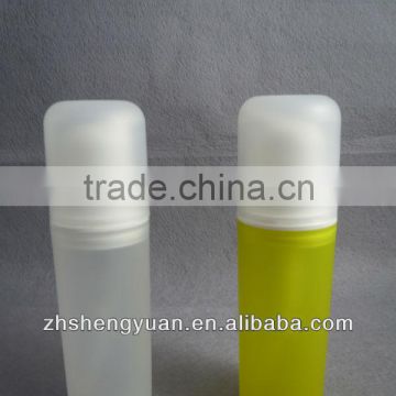 100ML round shape plastic lotion bottle for cosmetic package