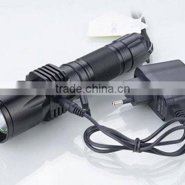 10W Rechargeable CREE Super Bright Flashlight With Phone Charging Funtion photo-4