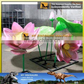 MY Dino-C099 Waterproof artificial flowers lotus flower sculpture