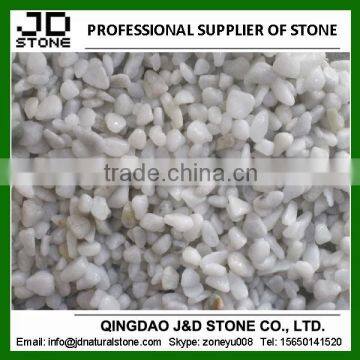 3-5 mm snow white driveway pebble stone