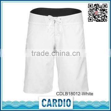 women's white color beach walking shorts