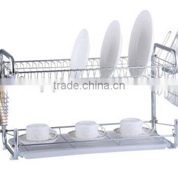 double wire dish rack with 9 shape