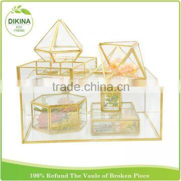 :@:::|| Lead Free Crystal Candle Holders, Vintage Glam Crystal Candle Holders, Custom Gold Hexagon Indian Wedding Centerpieces photo-6