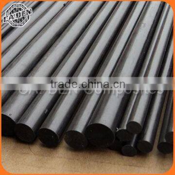 factory direct sale super high grade 4mm round carbon fiber poles price with low price