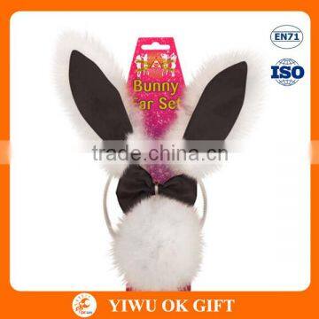 Blck Bunny Ears baby headband wholesale custom headband