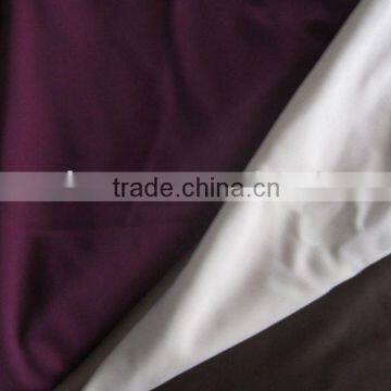 100%polyester one side brushed tricot fabric golden velvet