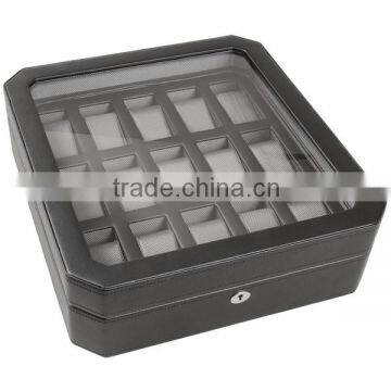 Top quality Wooden box wrapped with leather